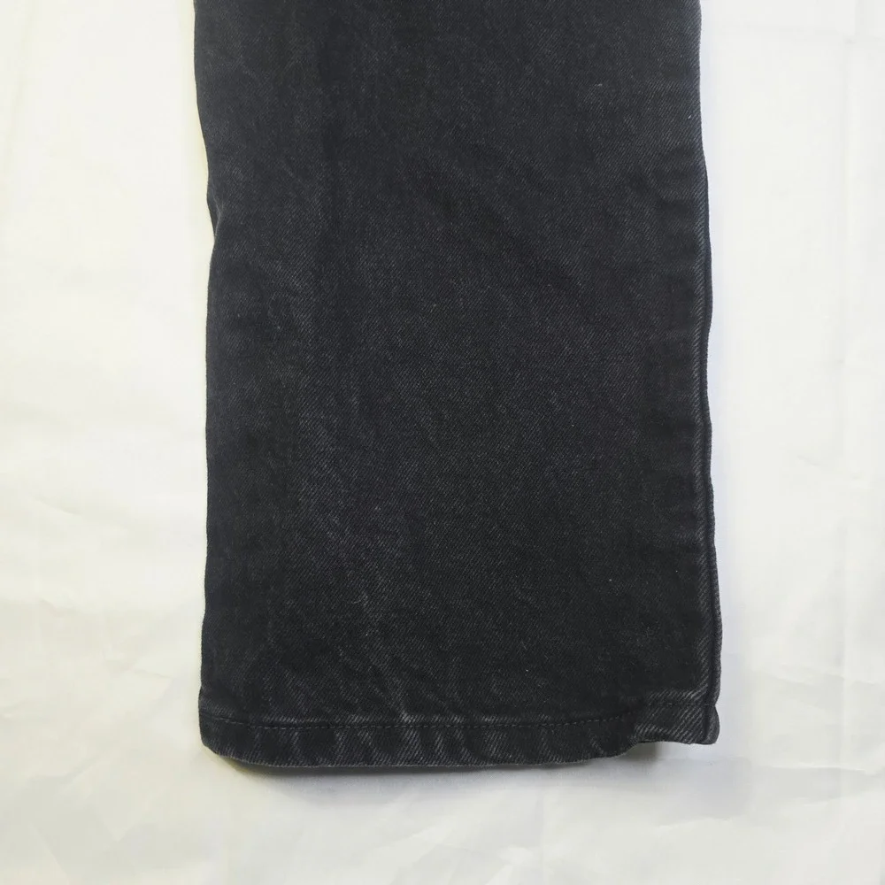 Rustler Men's Regular Fit Denim Jeans 36x32 Black Straight Leg Cotton T10